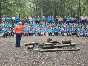 Surrey Beavers go wild at Bentley Copse Camp