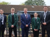 MP visits Bohunt School in Liphook