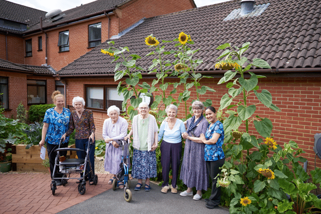 Green-fingered care home residents blossom in Haslemere
