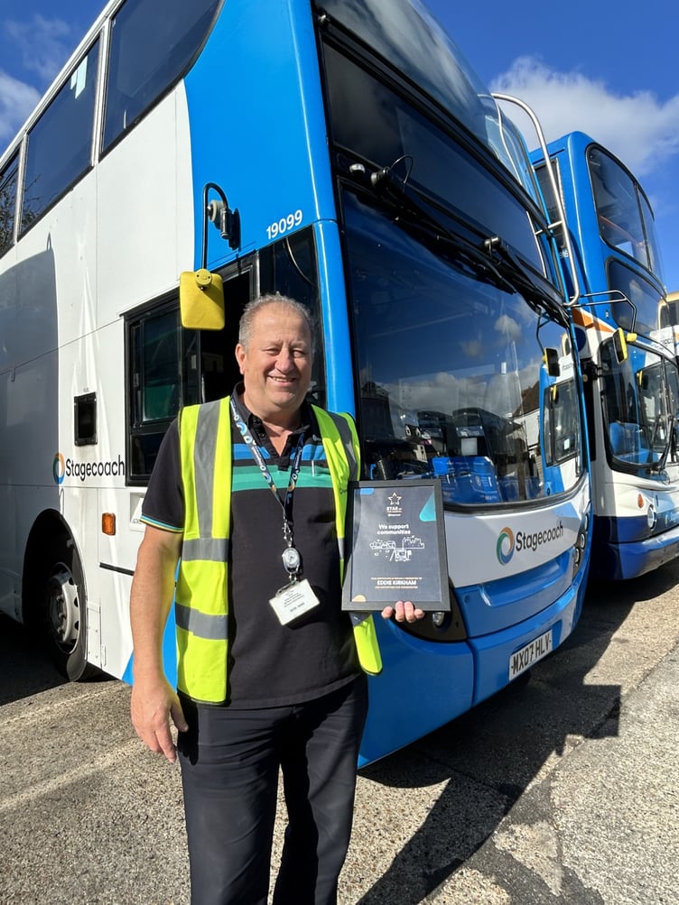 Bus driver hailed a hero after rescuing elderly woman on country road