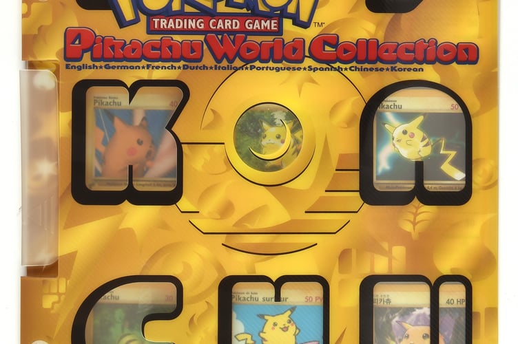 Pokemon Pikachu World Collection Complete Set.