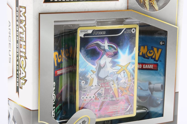 Pokemon TCG Arceus 20th Anniversary Mythical Collection Box.