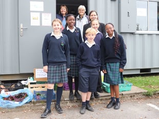 Highfield & Brookham donate to food bank