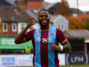 Farnham Town confirm striker Ogo Obi will leave the club this summer