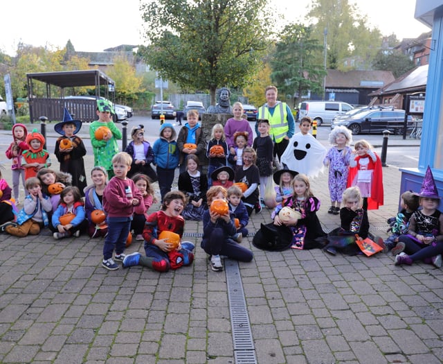 Spooktacular fun at Haslemere Halloween parade