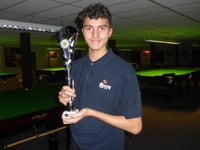 Bordon teenager Lewis Harris wins first snooker trophy
