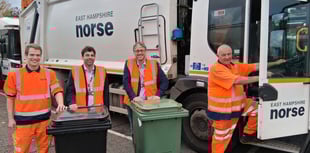 Bin collections back on track across East Hampshire