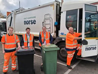 Drivers urged to wait patiently behind bin lorries