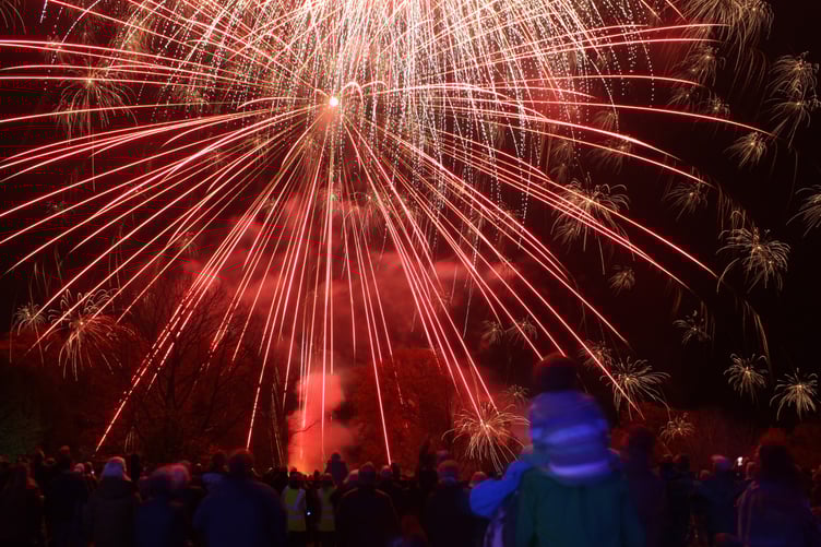 Fireworks and bonfire bring the community together at Haslemere Museum
