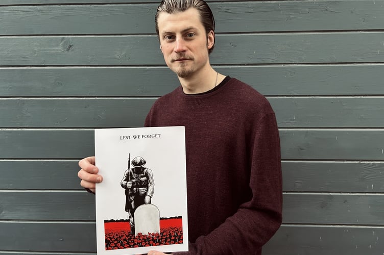 Local illustrator, Ben Duchesne, creates moving piece for Remembrance