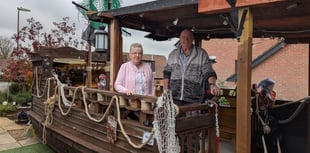 Let me off the hook pleads pensioner who built pirate ship in garden