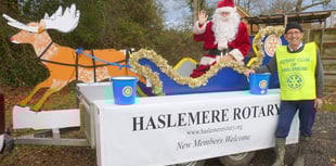 Haslemere Rotary rolls out red carpet for Santa’s sleigh tour