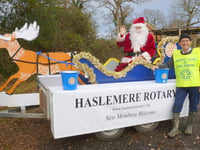 Haslemere Rotary rolls out red carpet for Santa’s sleigh tour