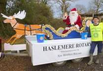 Haslemere Rotary rolls out red carpet for Santa’s sleigh tour