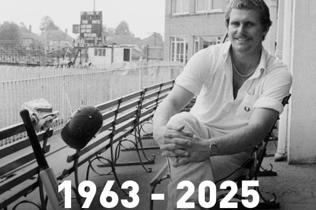 Former Hampshire and England cricketer Robin Smith has died at the age of 62 (Photo: Hampshire County Cricket Club)