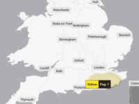 Freezing fog warning issued for South East