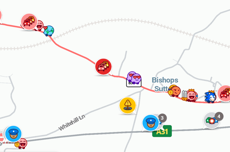 A31 Alresford bypass closure graphic