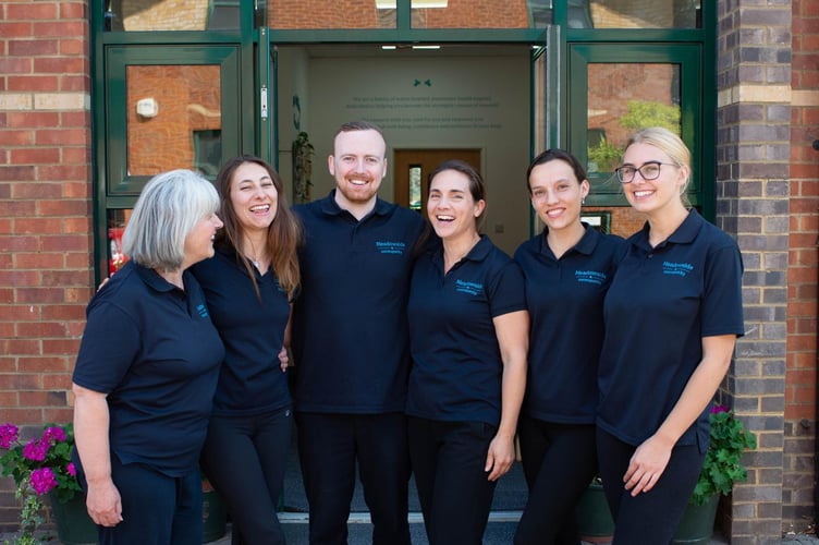 The Meadowside Osteopathy team celebrate their Small Practice of the Year Award