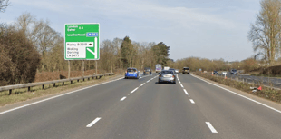 Northbound A3 near Guildford and Woking closed following lorry crash