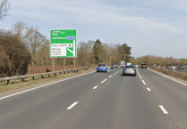 Northbound A3 near Guildford and Woking closed following lorry crash