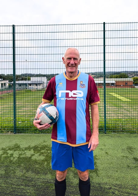 Farnham Town walking footballer Ian Bale has earned an England over-65s call-up