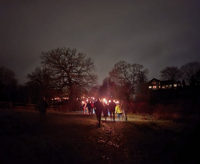Hundreds toast the orchards at Haslemere Wassail