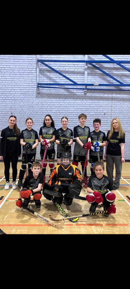 Farnham Roller Hockey Club’s under-13s have won their league