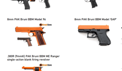 Police back amnesty for illegal blank-firing guns