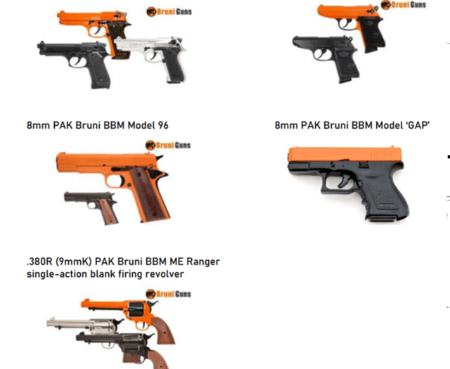 Police back amnesty for illegal blank-firing guns