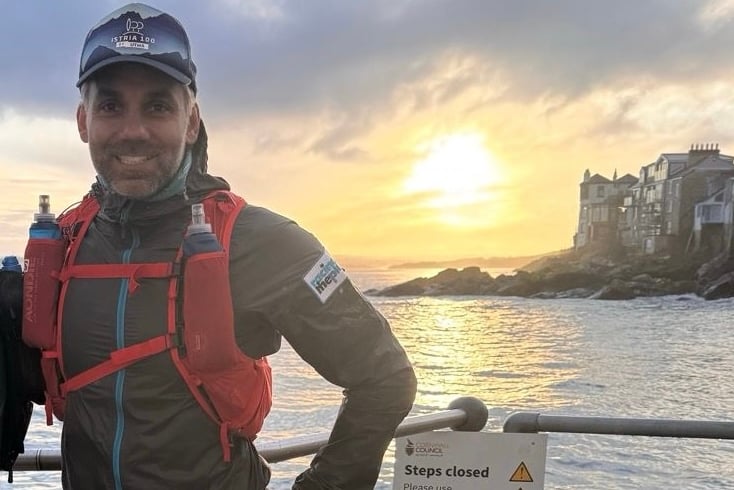 Richard Bray prior to the start of the Arc of Attrition 25