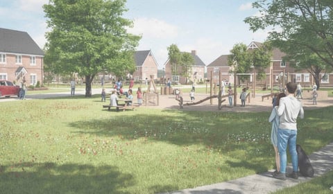 Mind the gap as homes earmarked for farmland on Horndean parish border