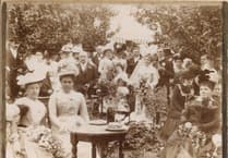 Can you help uncover the story behind this old wedding photo?