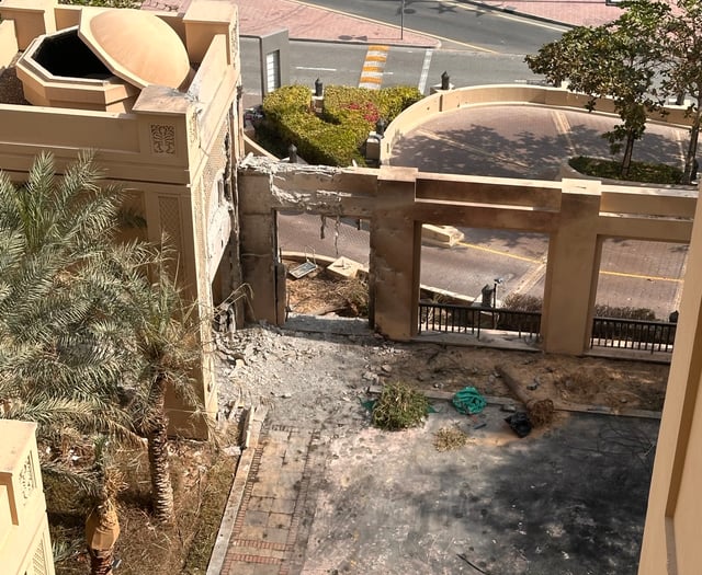 East Hampshire man caught up in Gulf conflict after Dubai hotel hit