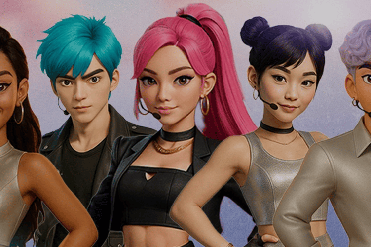 Poster for K-Pop Party, Yvonne Arnaud Theatre, Guildford, April 9th 2026.