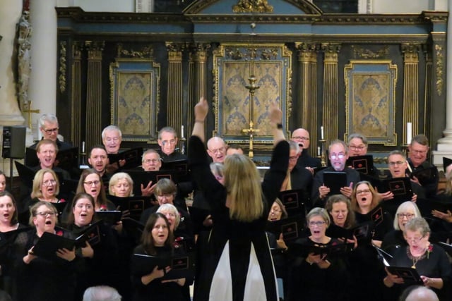 Luminosa choir performing Alton concert in aid of Dogs for Autism