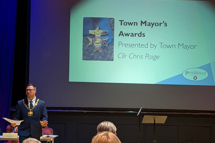 Chris Paige Petersfield Mayor's Awards