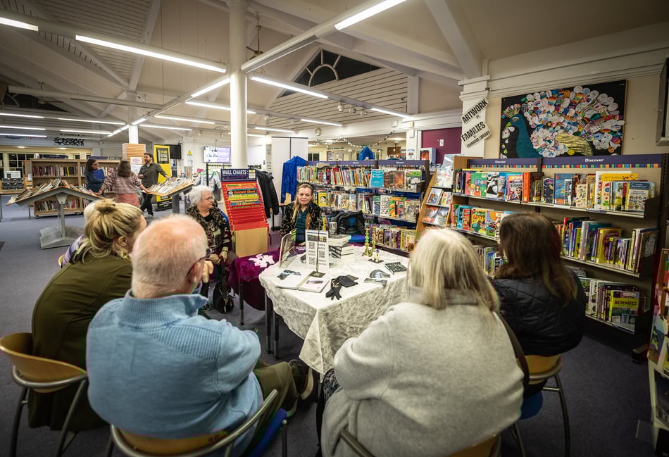 Readers try “speed dating for authors” at literary festival