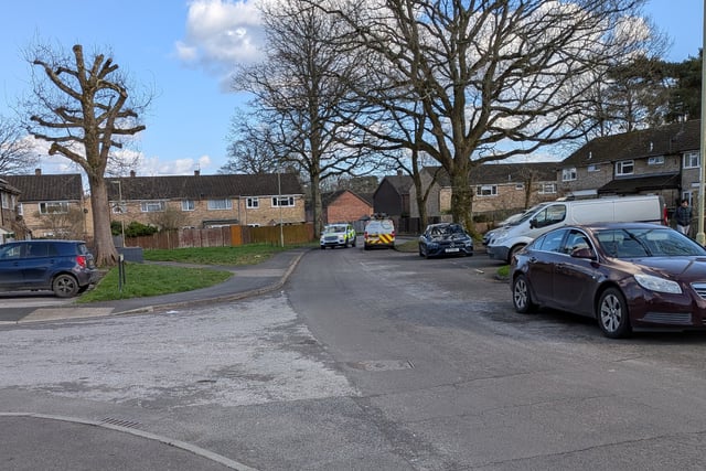 Reports of aggravated burglary on Bordon road
