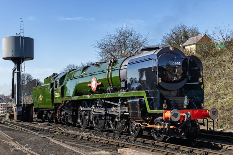 Canadian Pacific in the Ropley yard on the Watercress Line, March 2026.