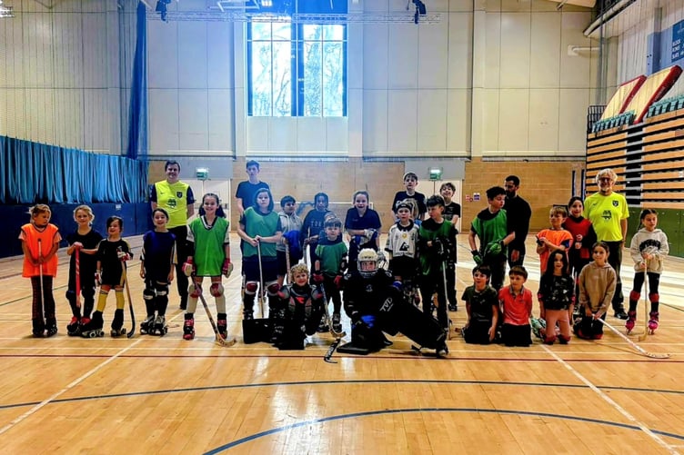 Farnham Roller Hockey Club hosted a beginners' roller hockey tournament