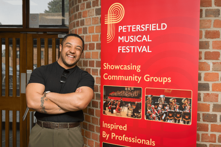 Keelan Carew, piano soloist, Gandalf to Gershwin concert, Petersfield Musical Festival, Festival Hall, March 13th 2026.