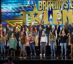 Gwen sees gold as Hawkstone Farmers Choir wow Britain's Got Talent