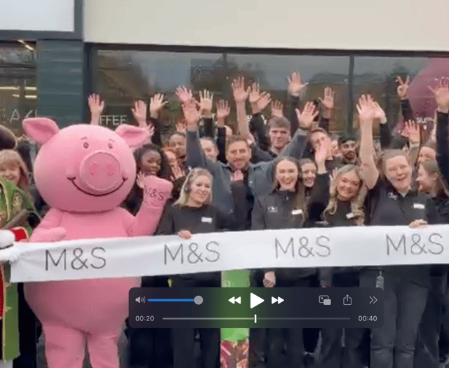 WATCH: Cheers as massive M&S Food store opens on Farnham Retail Park