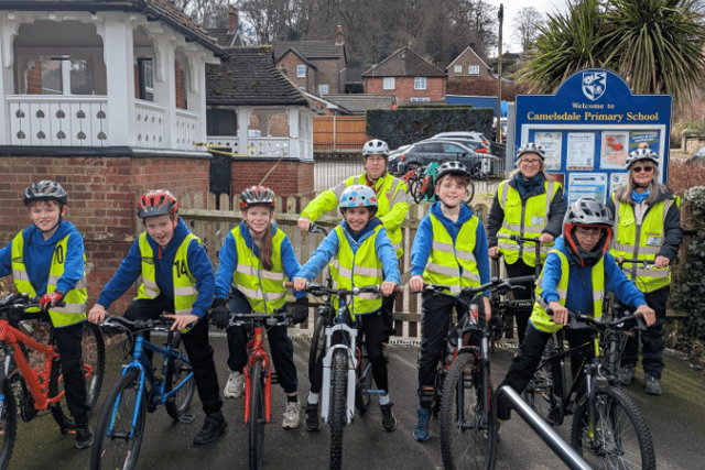 On the right track: Camelsdale pupils master road safety
