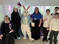 Easter Bunny hops back to Hollywater School