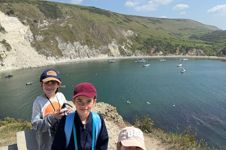 Ryker, 7, and Kal-el, 9 and Ariella, 6, in Dorset. // A family who moved to the UK from Canada has revealed their cultural shocks  - including Brits wearing shoes in the house. Jaclyn Walton, 33 and her family wanted to leave Ontario, Canada behind due to the cold weather and "seasonal depression". When her husband Kevin Walton, 35, suggested they should move to England Jaclyn was not convinced as she wanted "sunshine and low taxes", she said. But after some research, Jaclyn fell in love with the idea to move to England - due to the picturesque villages, walking trails and better weather.  