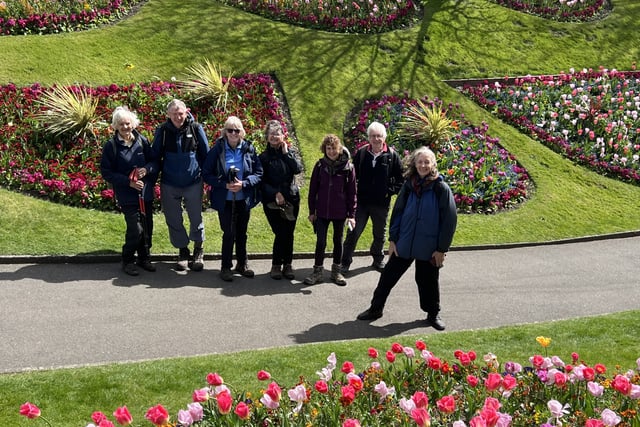 Seven walkers, three downs, one perfect Easter Sunday