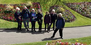 Seven walkers, three downs, one perfect Easter Sunday