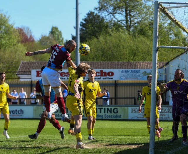Farnham Town secure second-place finish with emphatic win at Tiverton