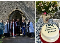 High Cross service held to mark 150 years of Froxfield Primary School